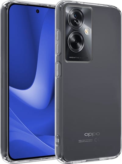 Hoesje - Geschikt voor OPPO A79 - Sterk & Shockproof - Siliconen Case - Hoes Cover - Telefoonhoes - Transparant