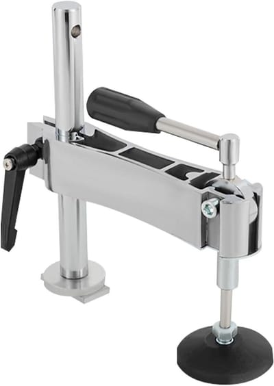 Verstelbare Tafelzaagpers - Precisie Klem - Houtbewerking Projecten - Verstelbare Rubberen Plaat - Tot 8cm Dik - Aluminium