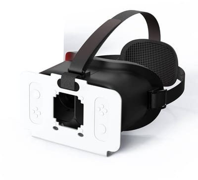 Een verbeterde VR-headset Geschikt voor Nintendo Switch 2, een virtual reality-bril met verstelbare HD-lenzen en een comfortabele hoofdband, een speciaal Geschikt voor de Switch 2 ontworpen 3D-bril (zwart en wit).