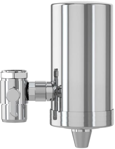 Aura® Waterfilter kraan - Waterfilter - Zilver - 16cm x 9cm x 21cm