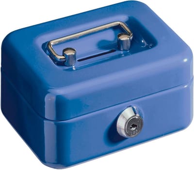 ALCO-ALBERT 850-15 - Geldcassette voor kinderen, donkerblauw, 125x95x60 mm
