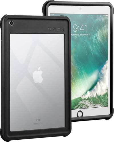 Redpepper, Hoesje Geschikt voor iPad Air, iPad 5 en 6 Waterdicht, Transparant