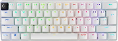 Logitech G PRO X 60 LIGHTSPEED - Gaming Toetsenbord - Zonder Numpad - Engels (US international) - Wit