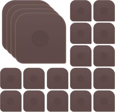 20x Nylon Pan Schrapers voor Gietijzer en Kookgerei - Antislip Voedsel & Vet Verwijderaar