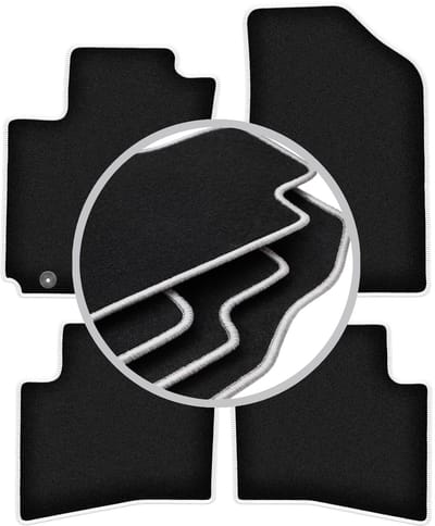CARLUX-SILVER automatten voor: Kia Rio III UB hatchback (2011-2017)
