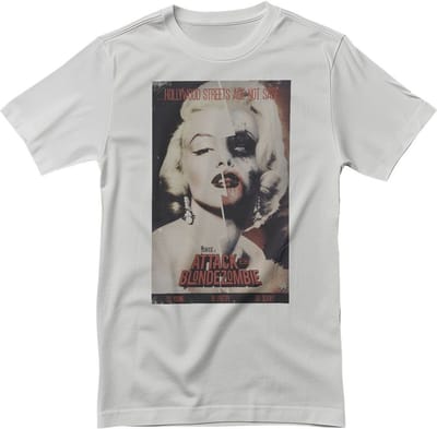 Marilyn Monroe In Attack Of The Blonde Zombie T-shirt RD-1-MM002-DTG