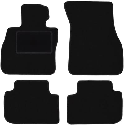 Zwarte velours vloermatten voor: BMW 1 F40 hatchback (2019-)