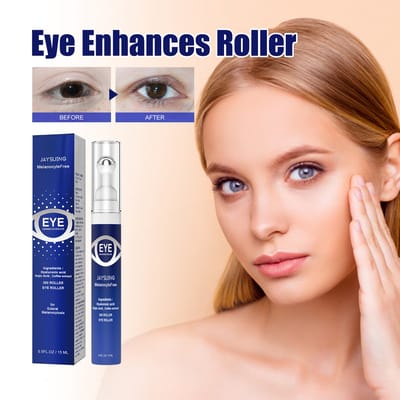 Oogdruppels - Vision Enhance Roller – Verbetert Zicht, Vermindert Oogongemak, Verfrissende Oogverzorging，Jaysuing Oogverzorgingsroller – Vermindert Donkere Kringen en Wallen – Hydraterende en Verstevigende Oogserum – 15ml