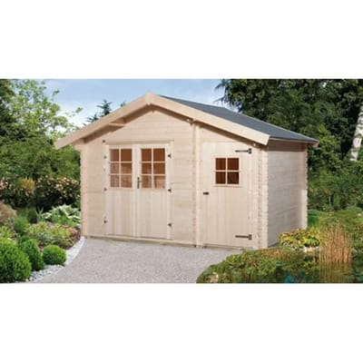 Weka Tuinhuis 253 - Onbehandeld - 270x370cm - 17,3m³