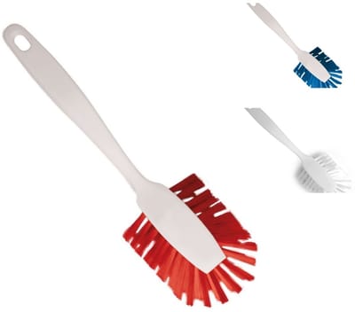 Hygostar Hygiëne Afwasborstel – Rood – Ergonomisch – Harde Borstels – Voor Keuken & Professioneel Gebruik
