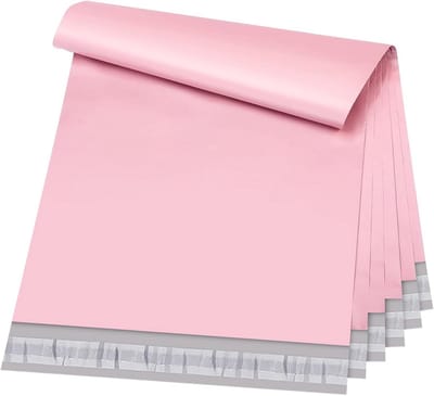 Large Poly Mailers 19x25 cm - 50 stuks - Waterdichte Verzendzakken voor Kleding - Roze