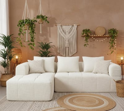 Luxe L-vormige Hoekbank – 250x158x60 cm – Industrohome