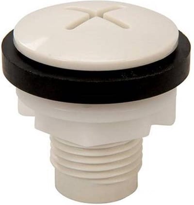 Plumbob Blinde plug, wit 21 - 30 mm