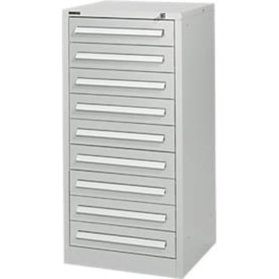 Schäfer Shop Select ladekast SF 90, 9 laden, lichtgrijs RAL 7035 lichtgrijs RAL 7035