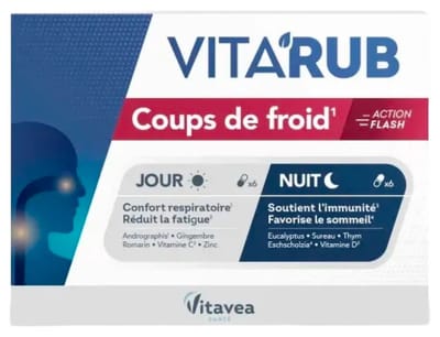 Vitavea Vita'Rub Coups de Froid 12 Capsules