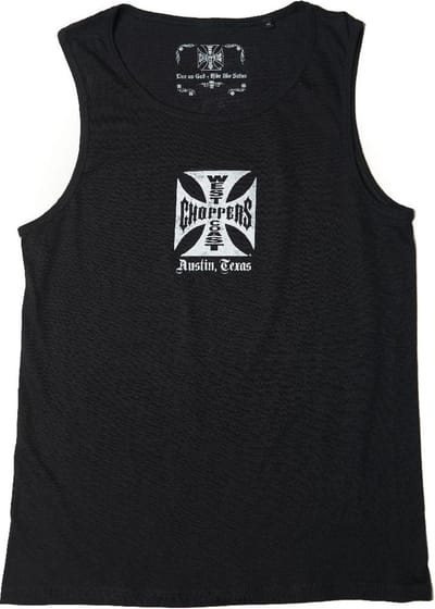 WCC West Coast Choppers T-shirt Classic Tanktop Zwart