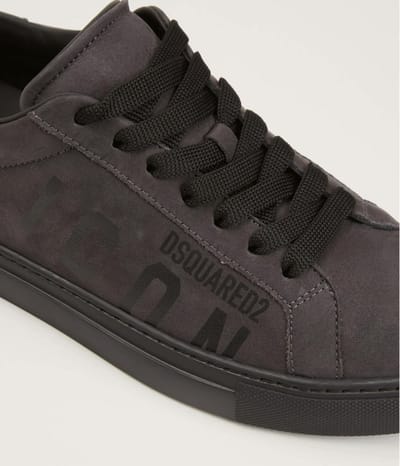 Dsquared2 sneaker van nubuck - Donkergrijs - Maat 41