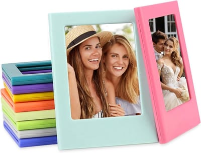 Kleurrijke Mini Fotolijsten - 10 Stuks Magnetische Foto Frames voor Koelkast en Bureau, Creatieve DIY Fotolijsten van 3 Inch