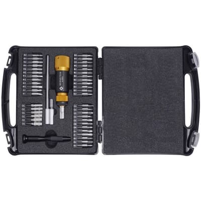 BERNSTEIN Tools for Electronics Bernstein Werkzeugfabrik 4-930 Bitset 46-delig 1/4 (6,3 mm)