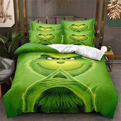 Ensembles de literie en microfibre, Motif animal de dessin animé 3D, Linge de lit pour enfants avec fermeture éclair Décoration de chambre Housse de couette pour adolescents adultes 228x228cm