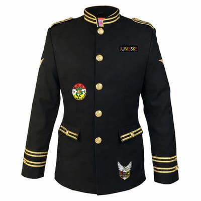Fjesta© Oeteldonk jasje met emblemen - Uniform jas - Heren - Maat S - Carnavalskleding Heren - Carnaval