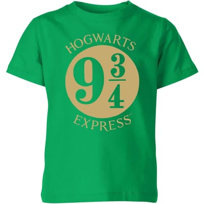 Harry Potter Platform Kids' T-Shirt - Green - 98/104 (3-4 jaar)