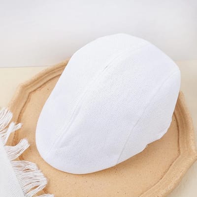 Heren Lente en Zomer Baret Britse Stijl Baret Hoed Retro Engeland Hoeden Mannen Mode Hoeden Vizier Schilder Hoeden voor Papa beige