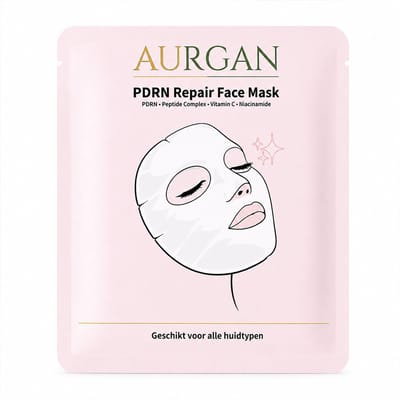 Aurgan PDRN Repair Face Mask - Sheet masker PDRN peptide complex Vitamine C & Niacinamide - Gezichtsmasker