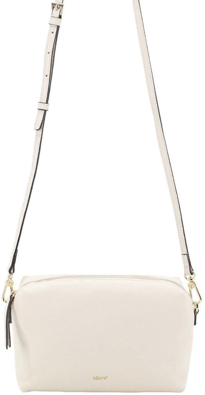 abro Leren schoudertas Leather Agave Crossbody Bag Kaia Beige crème