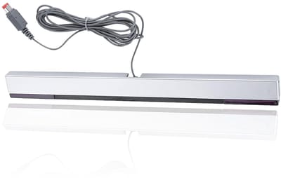 Dailygoody - Infrarood-sensorbalk - Bedrade ontvanger - Eenvoudig te monteren - 24,2 cm - Ideaal voor gamers - Inclusief standaard