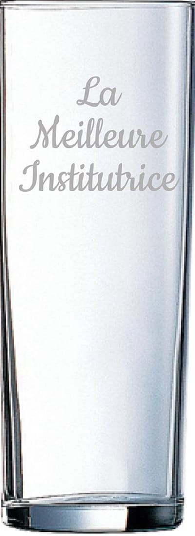 Longdrinkglas gegraveerd - 31cl - La Meilleure Institutrice