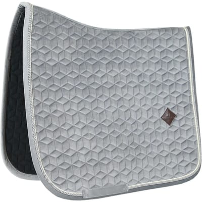 Kentucky Horsewear - Zadeldek Basic Velvet - Grijs