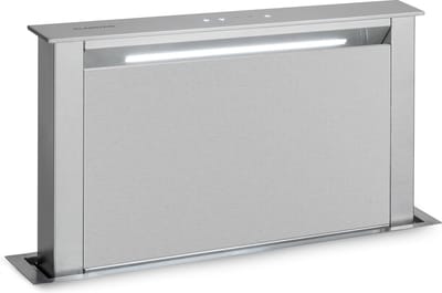 Klarstein Royal Flush Eco Afzuigkap 60 cm - Verzinkbaar, 604 m³/u afvoer, Touch-To-Slide, LED-verlichting, A+ energie-efficiëntie, Roestvrij staal & glas, Afvoer & recirculatie