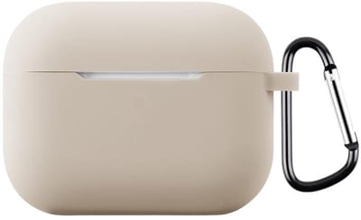 Telestore - hoesje geschikt voor AirPods Pro 3 soft case cover - Kaki - TPU hoesje Beschermhoes - AirPods Pro 3 Cover - AirPods Pro 3 hoesje - Geschikt voor Apple AirPods Pro 3 - gel hoesje met sleutelhanger