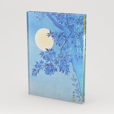 Notitieboek / Bookbound Journal Peter Pauper - Cherry on a Moonlit Night - 16x21 cm