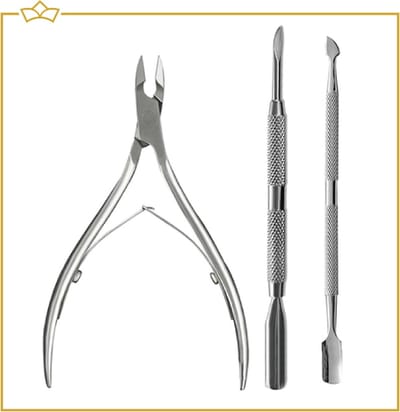 ATTREZZO® Nagelknipper - Pedicureset - Met Nageltang en 4 soorten Bokkepootjes - Voor Verzorging van Nagels, Ingegroeide Teennagel, Kalknagels, Dikke Nagel