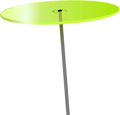 Zonnevangers Cazador Del Sol - tuin decoratie voor buiten - Groen Ø150mm x 120cm Set1