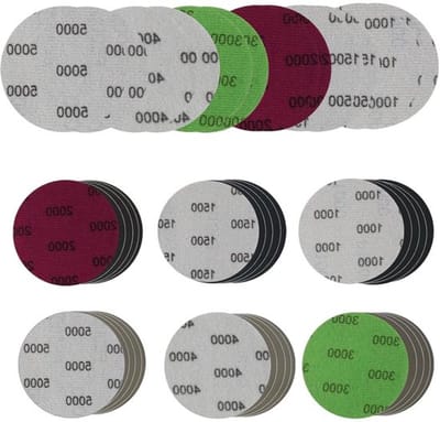 Allecto - Schuurdisc - 75 mm - Set van 30 - Zelfklevend - Voor