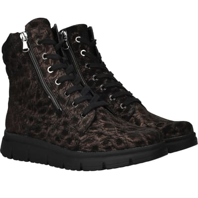 Waldlaufer Pina Veterboots - Dames - Bruin - Maat:37