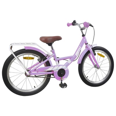 vidaXL - Kinderfiets - 18 - Inch - voor - 5-7 - jaar - oud - Paars