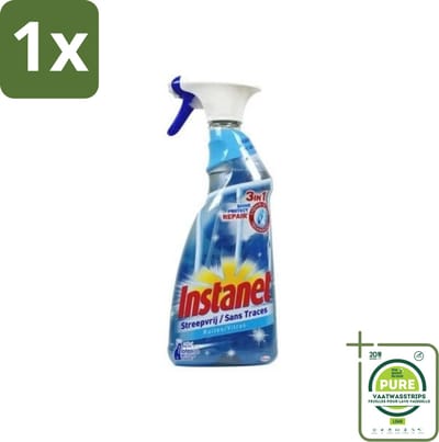 1 x Instanet - Ruitenreiniger - Streepvrij - 3in1 Spray - 725 ml - Ruitenreiniger - Streepvrije Ramen - Ramen Schoonmaken - Ruitenspray - Reinigingsalcohol