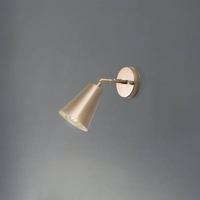 Opviq Wandlamp Evander, goud, metaal, hoogte 21 cm, E27