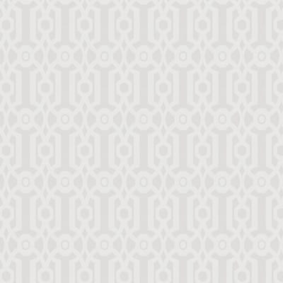 Retro behang Profhome 390623-GU vliesbehang glad met ornamenten mat crème zijdegrijs 5,33 m2