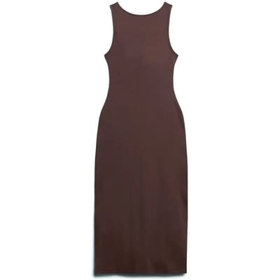 Superdry - Jersey midi-jurk met gedraaide achterkant - Dames - Jurken