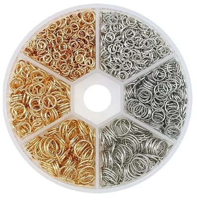 Ringetjes Sieraden Maken - 880 stuks Goud & Zilver - 3 Maten van 4 tot 8 mm - Kasey