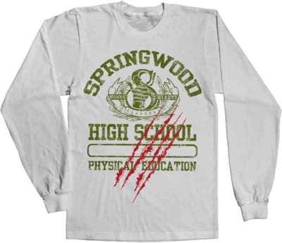 A Nightmare On Elm Street Longsleeve shirt -L- Springwood High School Wit