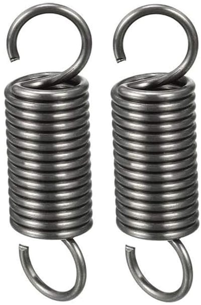 Verlengde Trekveren - Spanveren Dubbele Haak - Reparatie en Projecten - Hoogwaardig Verenstaal - 3x25x400 mm - Metaal