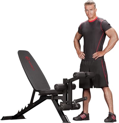 Fitness Bank - Trainingsbank Krachtbank - Kracht Training - 6-voudig Verstelbaar - 270 kg capaciteit - Zwart