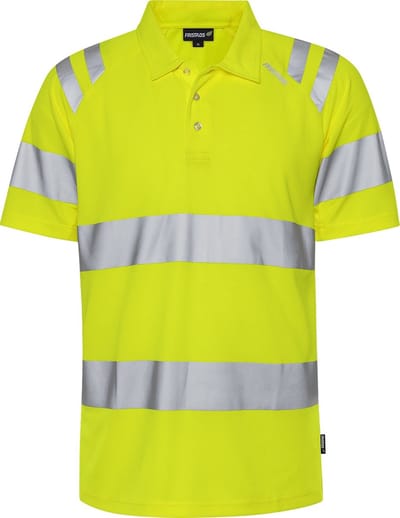 Fristads Hogezichtbaarheids poloshirt klasse 3 7861 GPST - Hi-Vis geel - S