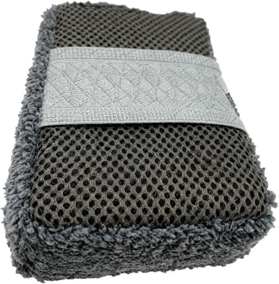 Microvezelhanddoeken - Autowassen - Voertuigonderhoud - Dubbelzijdig Absorberend - 15x9 cm - Grijs